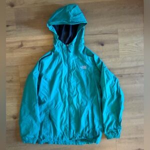 The North Face Teal Rain Jacket